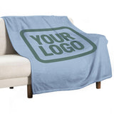 Custom Light Blue Teal Blanket