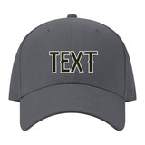 Custom Dark Grey White Hat