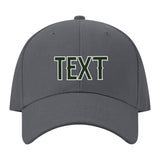 Custom Dark Grey Red Hat