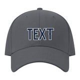Custom Dark Grey Pink Hat