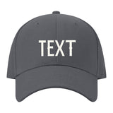 Custom Dark Grey Pale Ice Blue Hat 08B21818