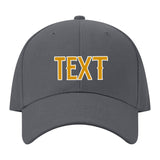 Custom Dark Grey Sky Blue Hat
