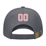 Custom Dark Grey Light Emerald Green Hat 08B21821