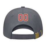 Custom Dark Grey Emerald Green Hat 08B21829