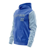 Custom Sky Blue Light Blue Hoodie 0909080809B31708