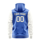 Custom Sky Blue White Hoodie 0909181809B31718