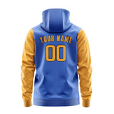 Custom Sky Blue Yellow Hoodie 0909191909B31719