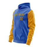 Custom Sky Blue Yellow Hoodie 0909191909B31719