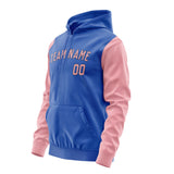 Custom Sky Blue Light Pink Hoodie 0909212109B31721