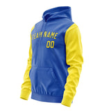 Custom Sky Blue Light Yellow Hoodie 0909262609B31726