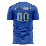 Custom Sky Blue Light Blue Soccer Jersey
