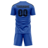 Custom Sky Blue Blue Soccer Set