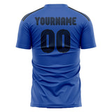 Custom Sky Blue Blue Soccer Jersey