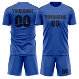 Custom Sky Blue Blue Soccer Set