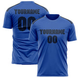 Custom Sky Blue Blue Soccer Jersey