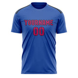 Custom Sky Blue Pink Soccer Jersey