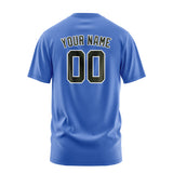 Custom Sky Blue Olive T-Shirt