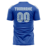 Custom Sky Blue Light Blue Soccer Jersey