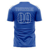 Custom Sky Blue Sky Blue Soccer Jersey