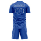 Custom Sky Blue Sky Blue Soccer Set