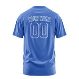 Custom Sky Blue Sky Blue T-Shirt