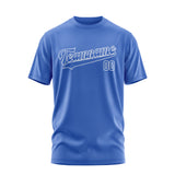 Custom Sky Blue Sky Blue T-Shirt