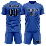 Custom Sky Blue Navy Soccer Set
