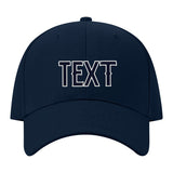 Custom Navy Pale Peach Hat