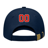 Custom Navy Lavender Gray Hat 09B21812