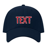 Custom Navy Crimson Red Hat