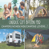 Gifts for Campers Blanket - Life Is Better When You're Camping - From Family Friends, Birthday Christmas Holiday, Inspirational Motivational