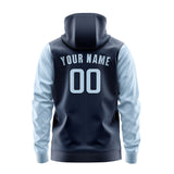 Custom Blue Light Blue Hoodie 1010080810B31708