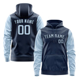 Custom Blue Light Blue Hoodie 1010080810B31708