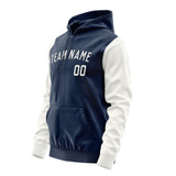 Custom Blue White Hoodie 1010181810B31718