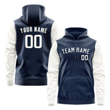 Custom Blue White Hoodie 1010181810B31818