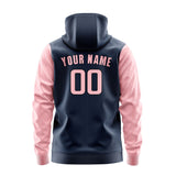 Custom Blue Light Pink Hoodie 1010212110B31721