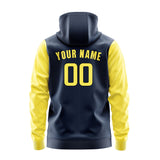 Custom Blue Light Yellow Hoodie 1010262610B31726