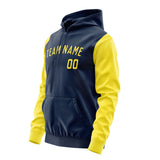 Custom Blue Light Yellow Hoodie 1010262610B31726