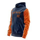 Custom Blue Orange Hoodie 1010282810B31728