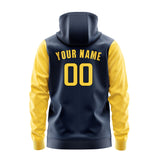 Custom Blue Gold Hoodie 1010303010B31730