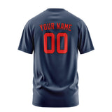Custom Blue Orange Red T-Shirt