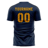 Custom Blue Yellow Soccer Jersey
