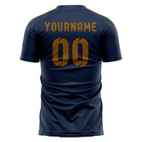 Custom Blue Khaki Soccer Jersey