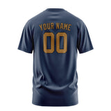 Custom Blue Khaki T-Shirt