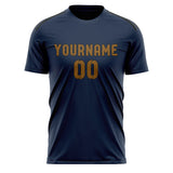 Custom Blue Khaki Soccer Jersey