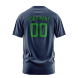 Custom Blue Emerald Green T-Shirt