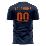 Custom Blue Orange Soccer Jersey
