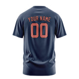 Custom Blue Copper Rose T-Shirt