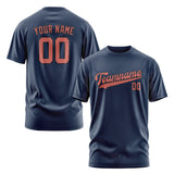 Custom Blue Copper Rose T-Shirt