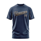 Custom Blue Brown T-Shirt